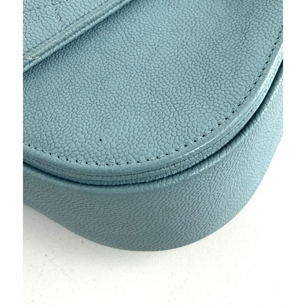 Chanel Paris-Cuba Medium Top Handle Shoulder Bag in Blue Caviar Leather 2017 D4